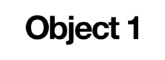 Object 1